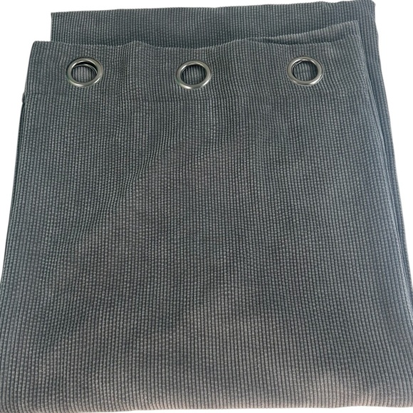 UGG CABO Room Darkening Gray Grommet Curtain Panel 42x96 Each  2 Panels - Picture 1 of 10